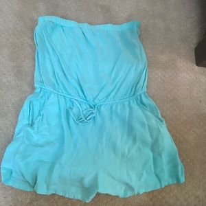 blue romper